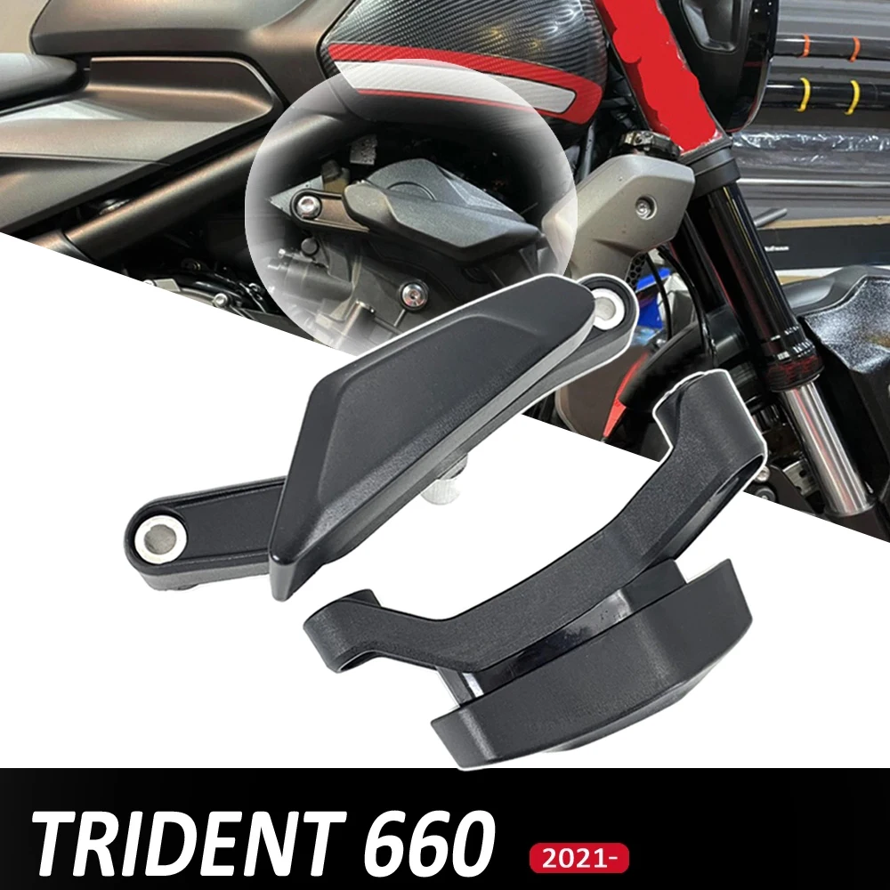 

for Trident 660 Motorcycle Accessories Fairing Guard Crash Pad Protector Fall Protection Frame Slider for Trident 660 2021 2022