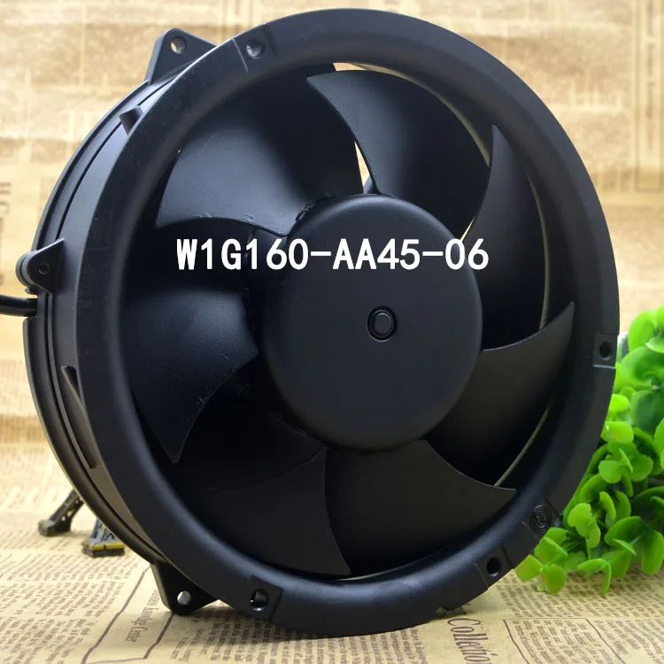 1PCS All metal fan 170x170x50mm 17CM DC24V High temperature resistance fan 1.8A W1G160-AA45-06 Advanced cooling fan