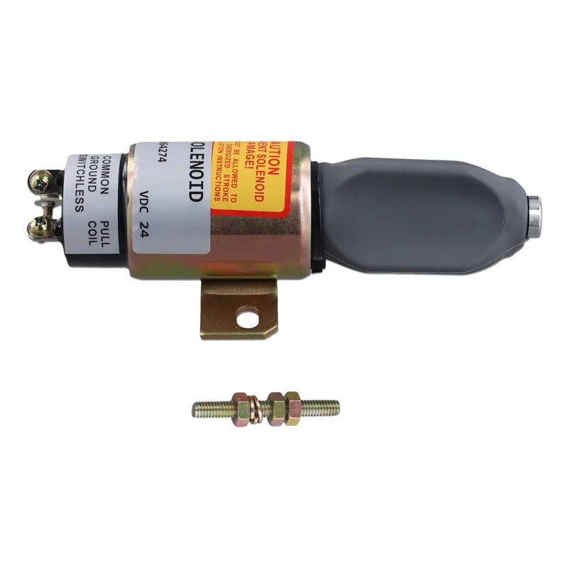24V Fuel Cut-Off Stop Solenoid Valve For Caterpillar For Mitsubishi 3864274 1751-2467UIBIS5A SA-3766T-24 ME441329