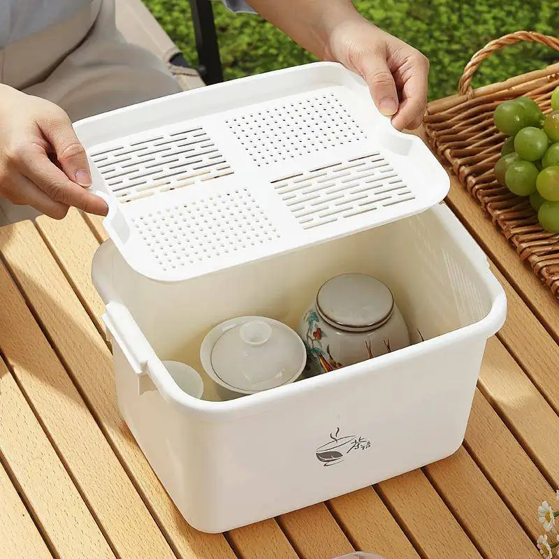 

Портативный уличный чайный сервиз, дорожная камера, оборудование для питья, чайная чашка antou Gongfu, пылезащитный ящик для хранения, нержавеющая сталь