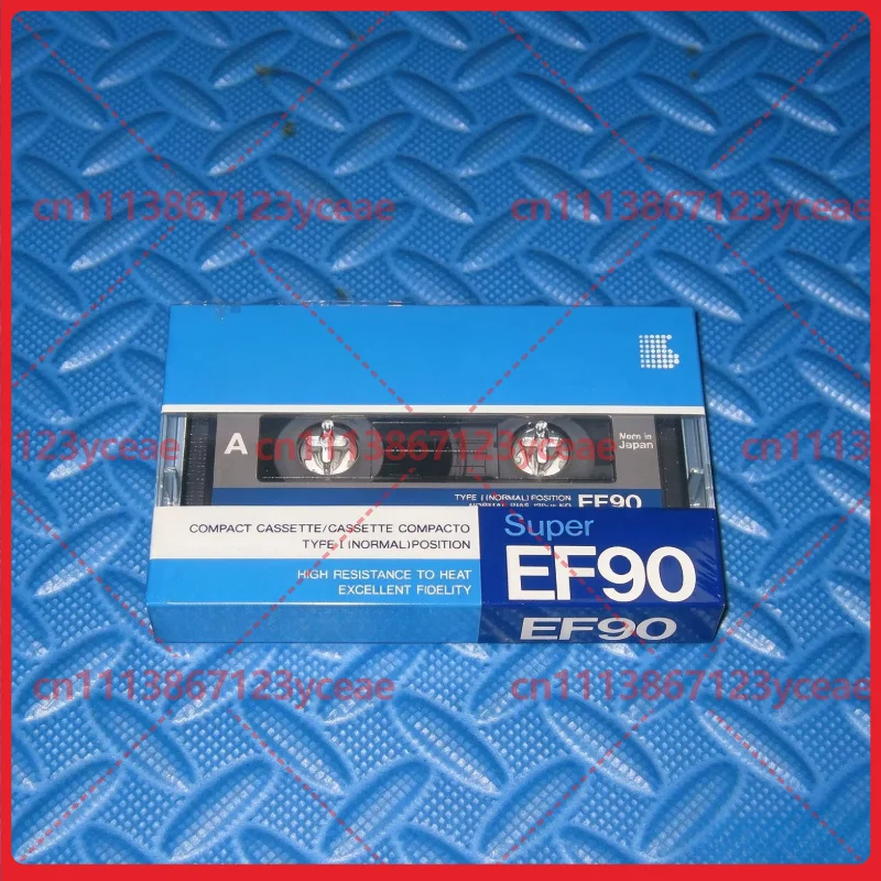 For SONY SUPER EF90 Type I Blank Audio Cassette Made in Japan Vintage Media for Recording & Nostalgic Collecting