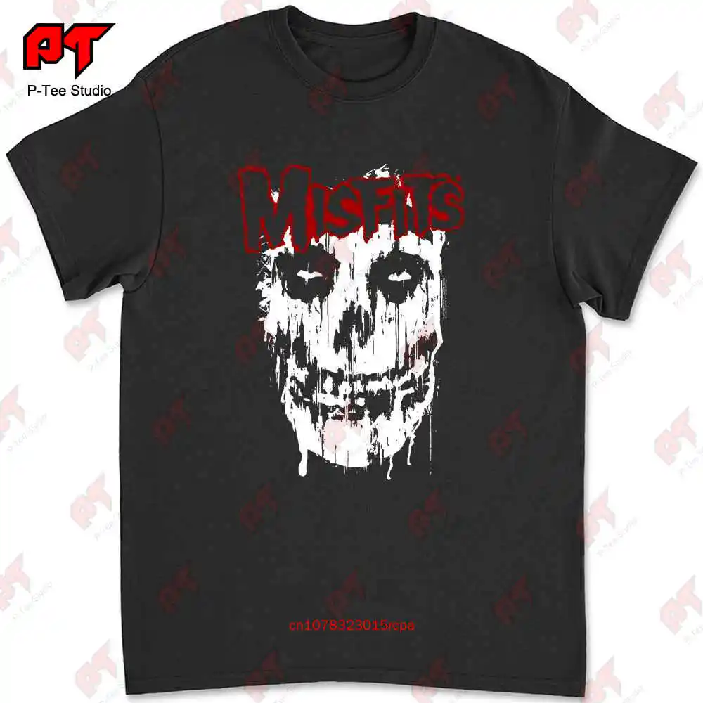 

Misfits Splatter Punk Rock Dig Up Bones Skull Kill T-shirt KBTR