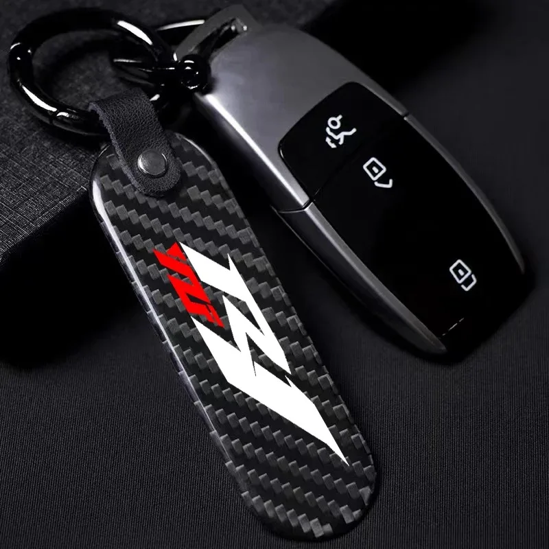 1PCS For Yamaha YZF-R1 YZFR1 YZF R1 Motorcycle Accessorie Motorcycle Keychain Keyring Carbon FiberHigh-Grade