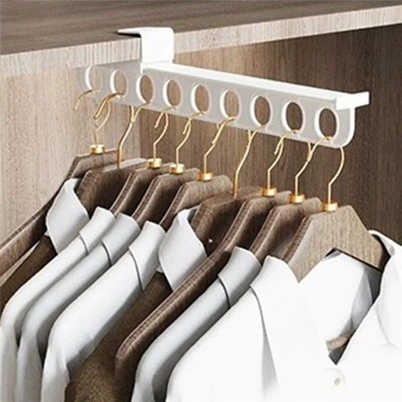 

ALIM-Pants Hanger Space Saving Hangers For Clothes Hangers Pants Rack Scarf Hanger Closet Space Saving Scarf Organizer Durable G