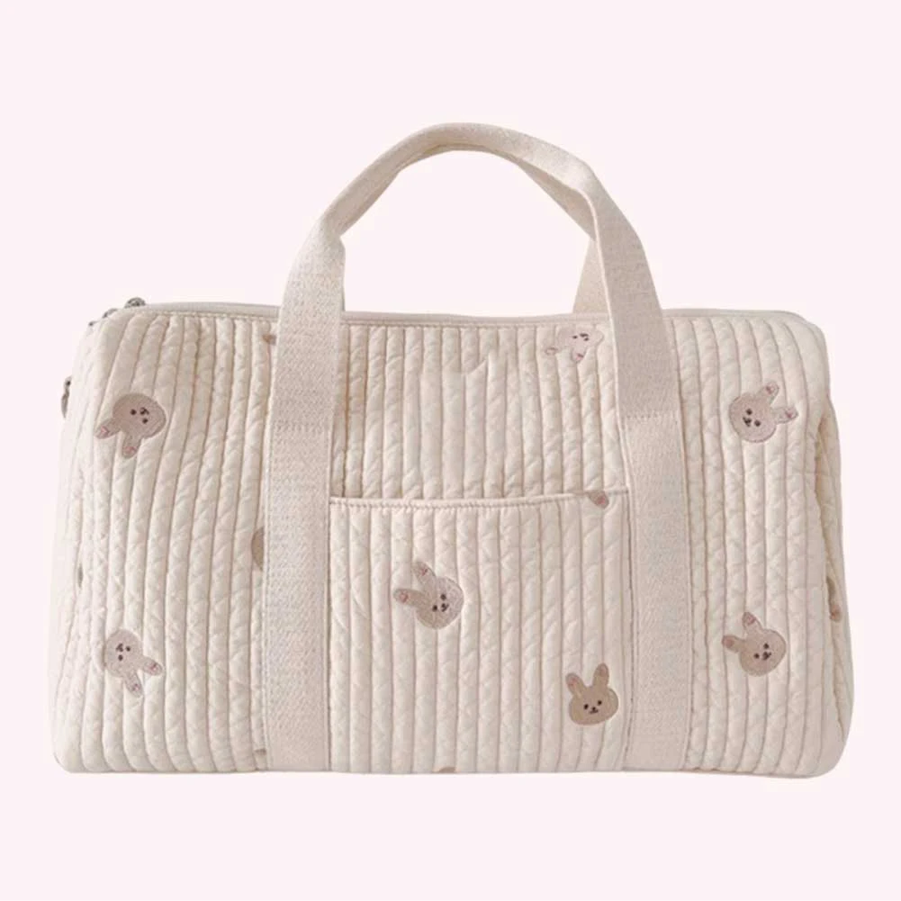 

Органайзер для подгузников, милая мультяшная сумка для детских подгузников, сумка-мессенджер с вышивкой, сумка для мамы, сумка для хранения багажа, большая сумка для путешествий