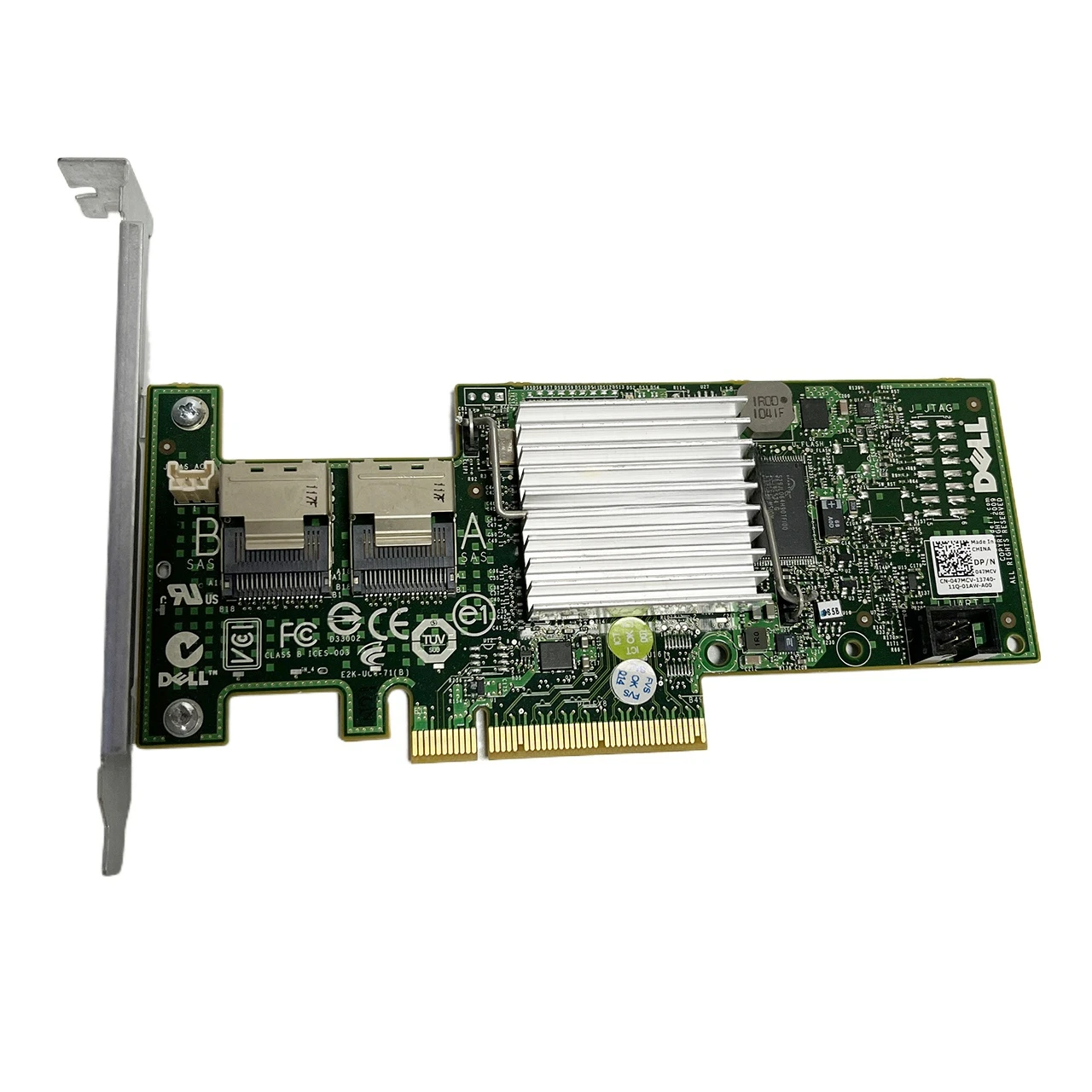 For DELL H310 Array Card SAS HV52W Pass-through Card SAS2008-IT Mode Supports 16TB Hard Drive