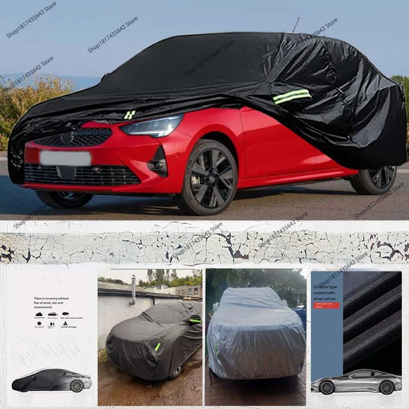 

Для Opel Corsa D E F SE SRI 2006-2022 Защитный полный автомобильный чехол Открытый полный автомобильный чехол от дождя и солнца Водонепроницаемый