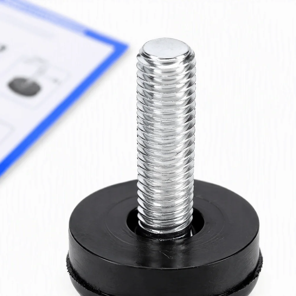 4pcs PTFE Sliders Furniture Leveling Feet Durable Protective Furniture Leveling Legs Furniture Screw Glides Chair Legs