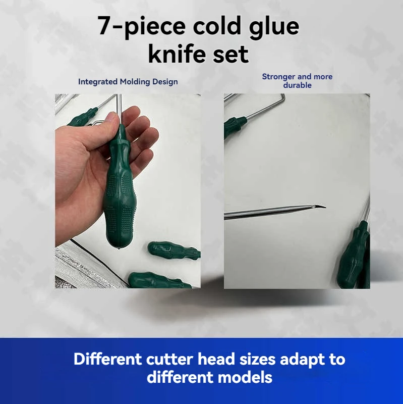 7PCS/Set Open Headlight Tool Cold Glue Tool Knife For Removing Cold Melt Glue Sealant From Car Headlamp