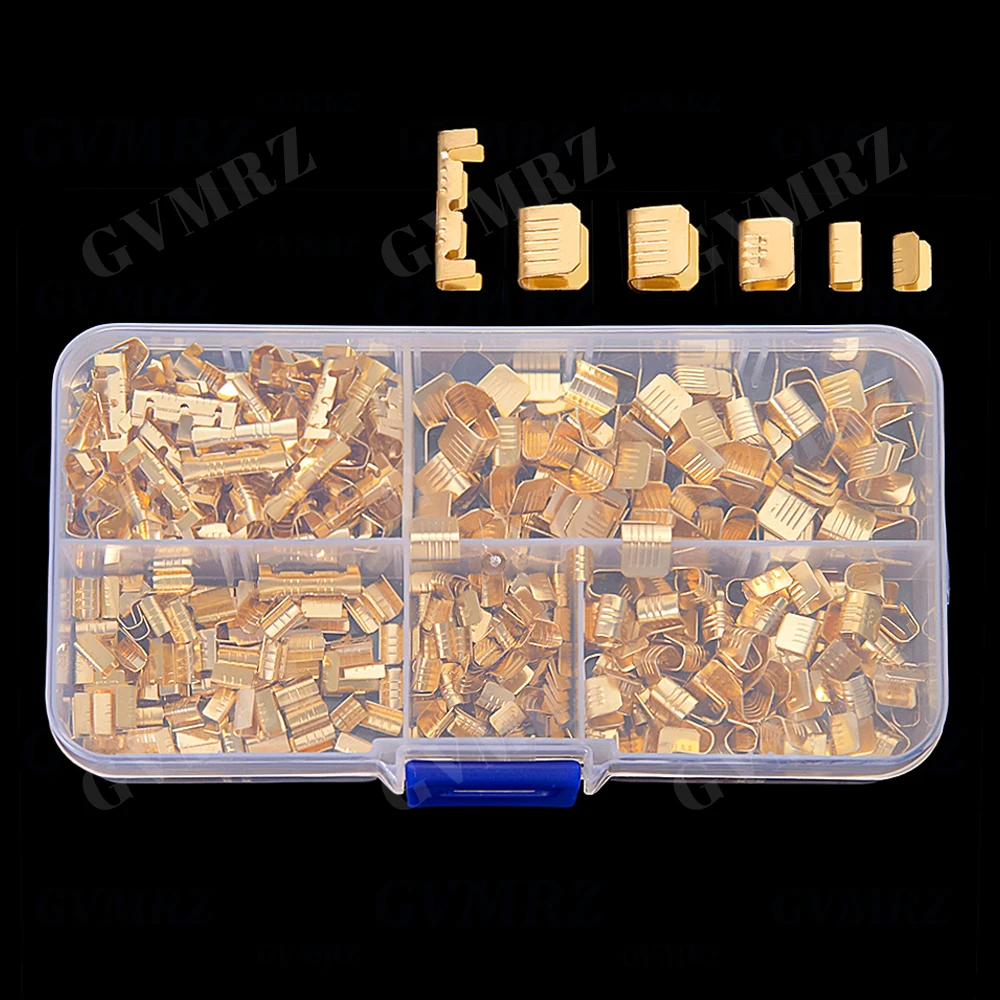 500PCS Docking Terminal U Type Terminal Tab kit box 5 Size 0.3 To 4mm2 Terminal Block Connector Double Connector Terminal kit