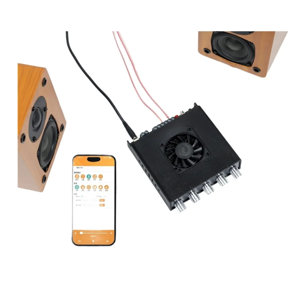 Wireless For amplifier Board For xy DT600 2.1 Channel TPA3255 Dual Core 300W+600W Output with Efficient Cooling System