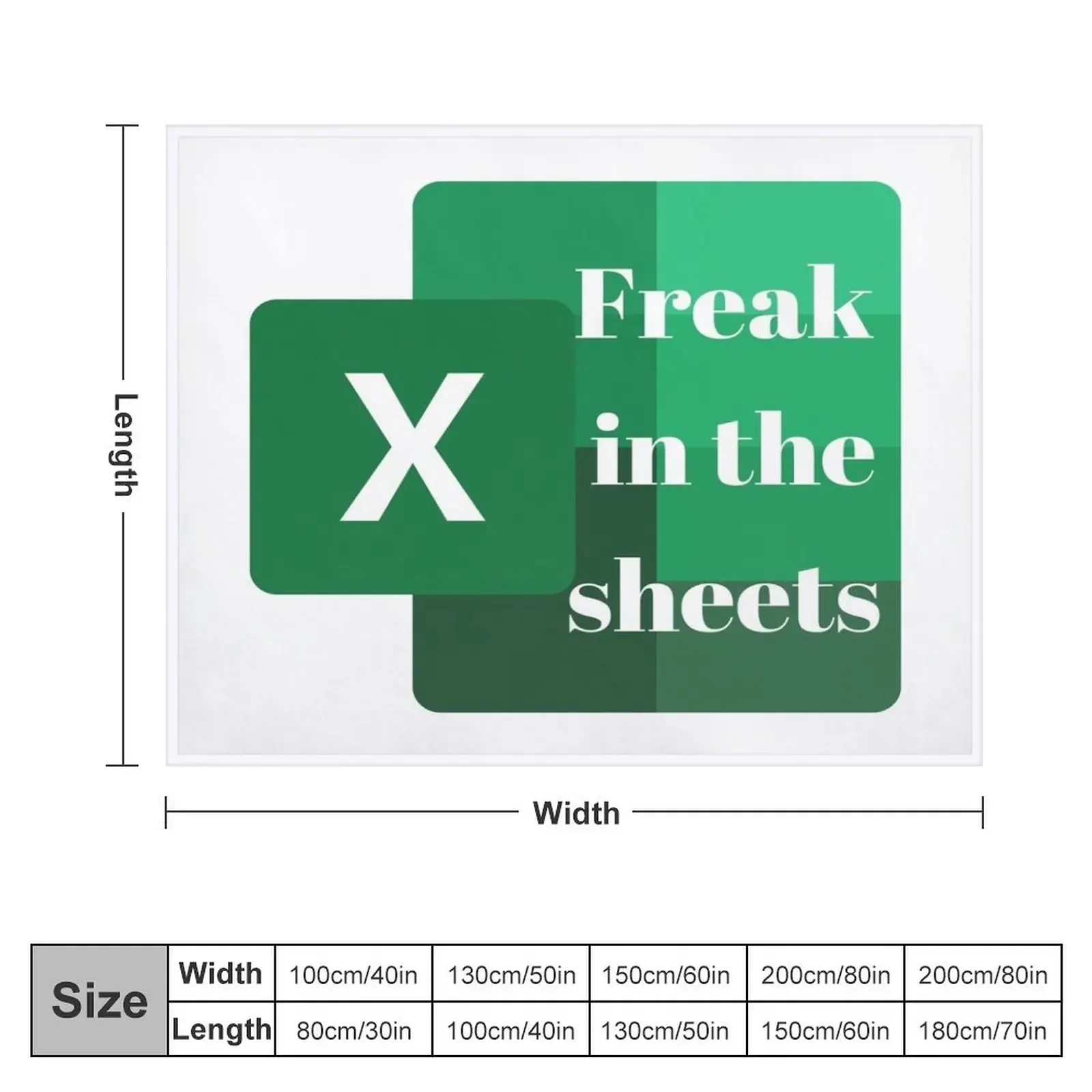 Freak in the sheets Throw Blanket Decorative Beds Luxury Throw Large Blankets