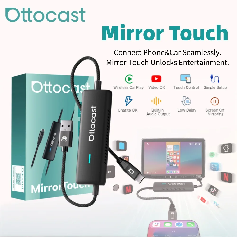 ottocast-adaptateur-carplay-sans-fil-miroir-tactile-3in1-adaptateur-de-miroir-d'ecran-pour-voiture-miroir-de-telephone-complet-pour-toyota-benz-vw