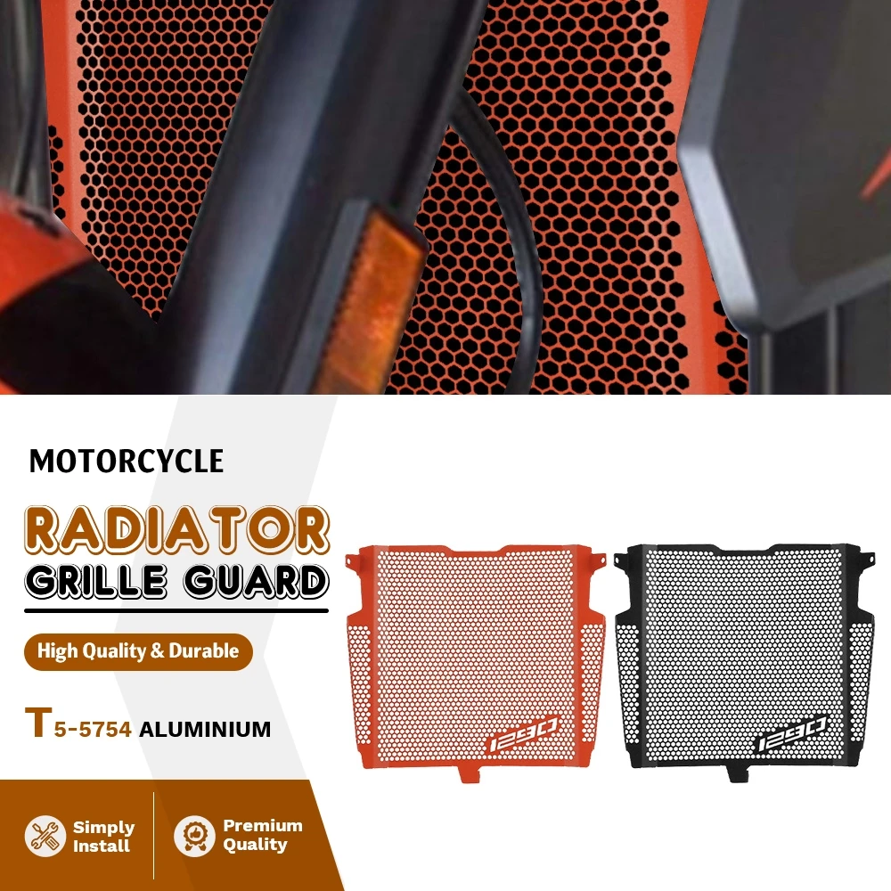 

For 1290 Super Duke R 2020 2021 2022 Motorcycle Accessory Aluminum Radiator Guard Protect Grille Grill Cover FOR 1290superduker