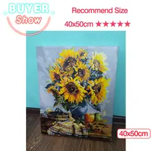 DIY Oil Painting Kit Flowers in Vase #2