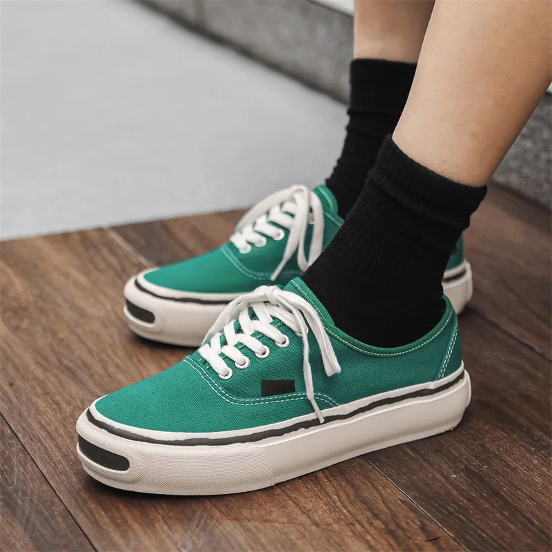 

Canvas shoes men's high-end classic single shoes 2025 new fashion low-top casual shoes