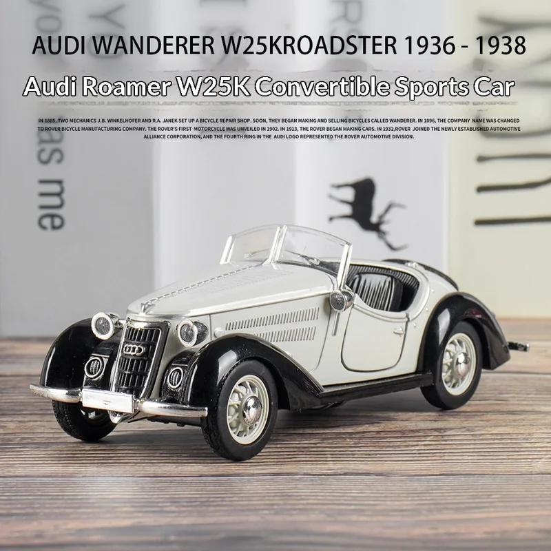 1:32 modelo de veículo super clássico puxar para trás carro de brinquedo coleção educacional porta aberta modelo de carro presente carro para audi