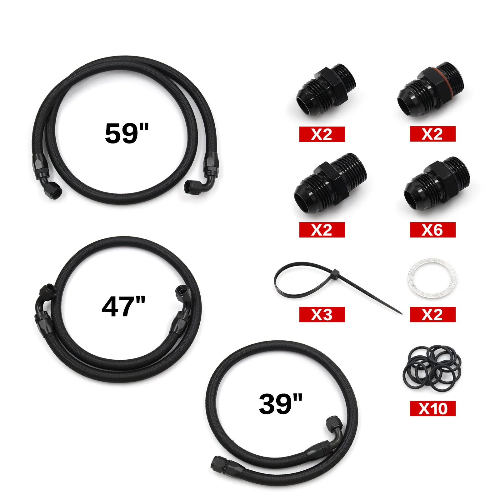 For Transmission Cooler Line Kit for 01-05 6.6 LB7 New High Quality