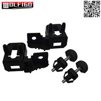 For 2013-2016 Ford Fusion Lincoln MKZ LH/RH Headlight Lamp Mount Bracket and Hood Bumper Stopper Set DS7Z16758D,DS73-16K808-AA