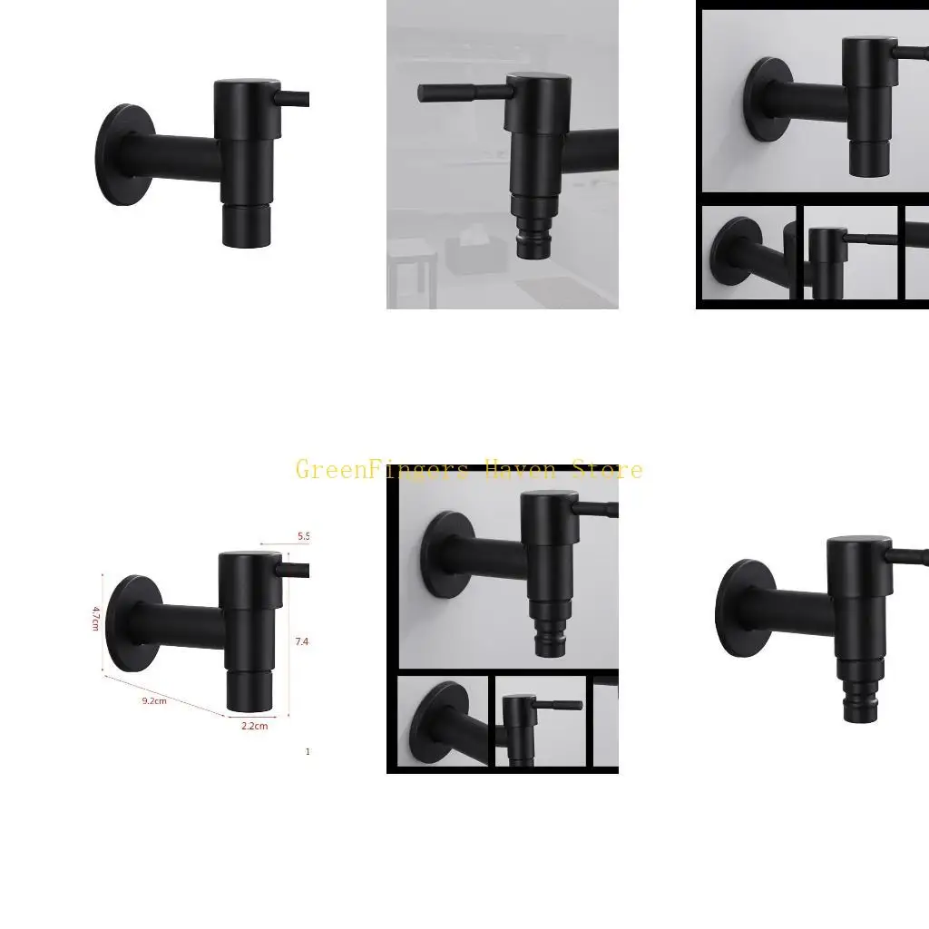 

F68D Stainless Steel Mop Pool Tap Wall Mounted Washing Machine Single Cold Faucet