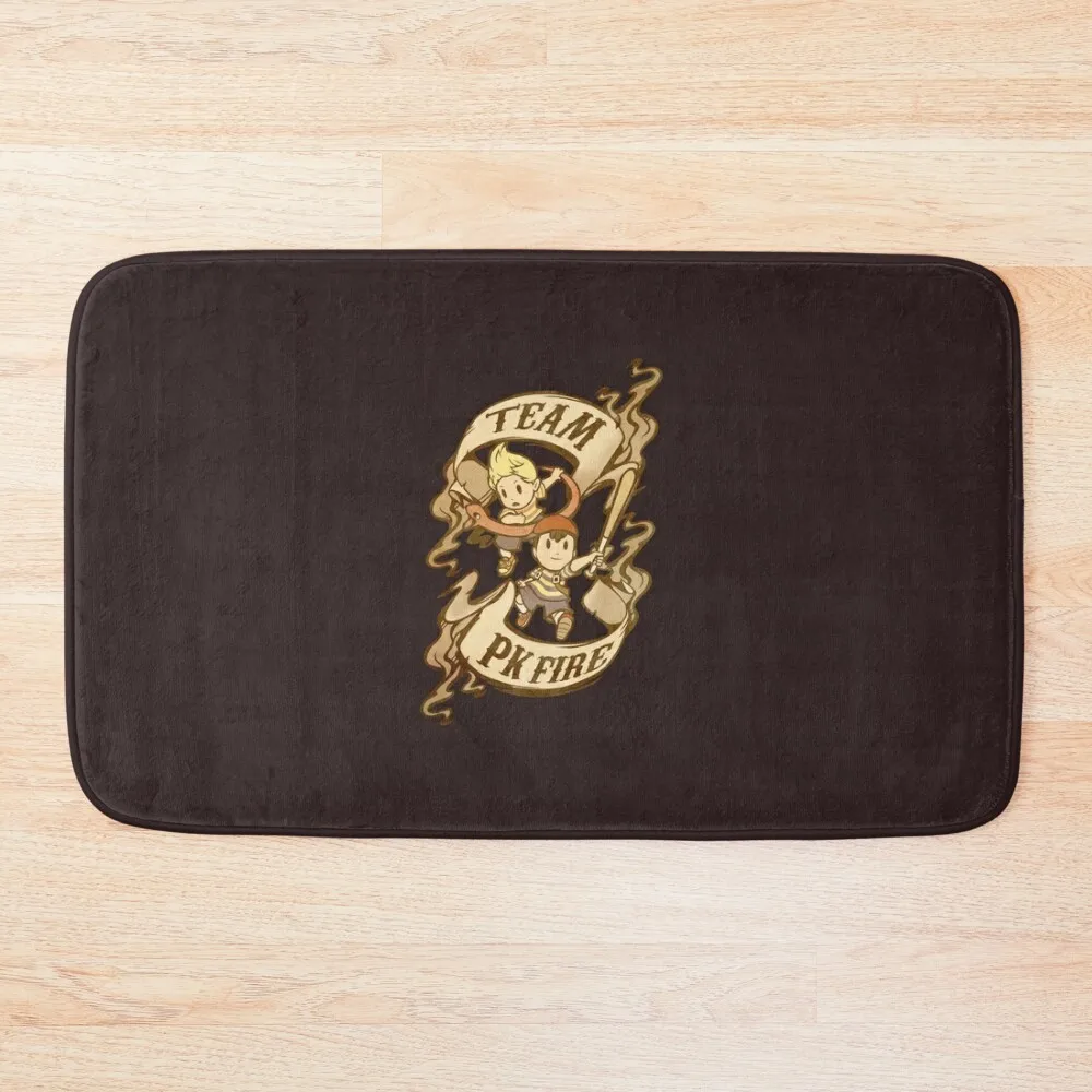 

Team PK Fire Bath Mat Washable Non-Slip Kitchen Rug Carpet Carpet Carpet Anti-Skid Shower Mat