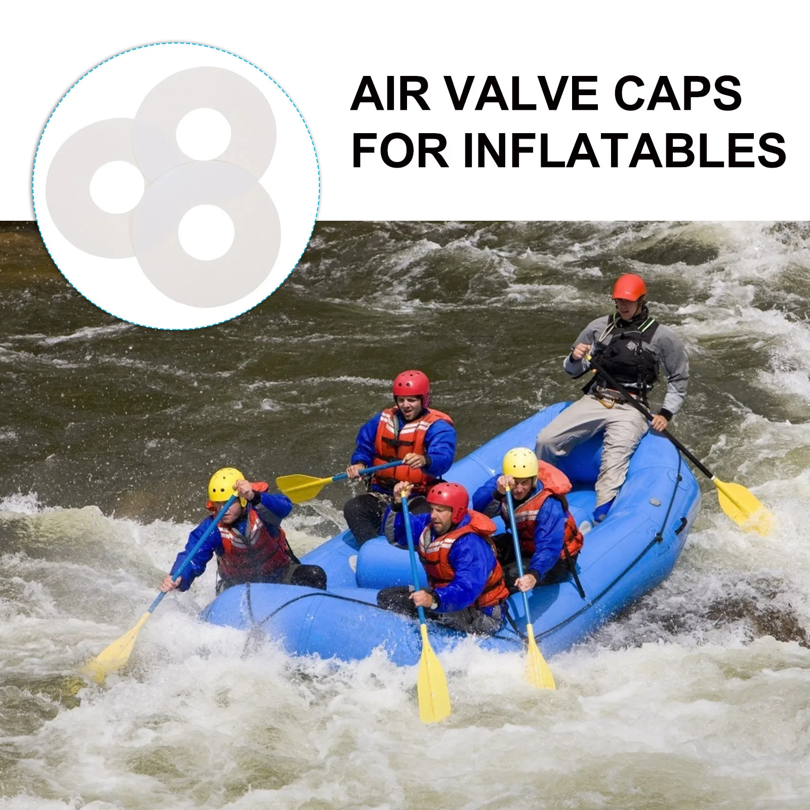 3 قطعة استبدال صمام الهواء العالمي لقارب قابل للنفخ كاياك زورق طوف حوض استحمام ساخن دائم ختم التوصيل للخارجية