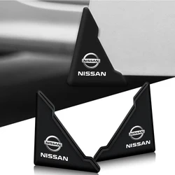 Cubierta de esquina de puerta de coche, pegatina protectora anticolisión, 2 piezas, para Nissan Nismo Teana GTR 350Z 240SX Juke Note Versa Almera