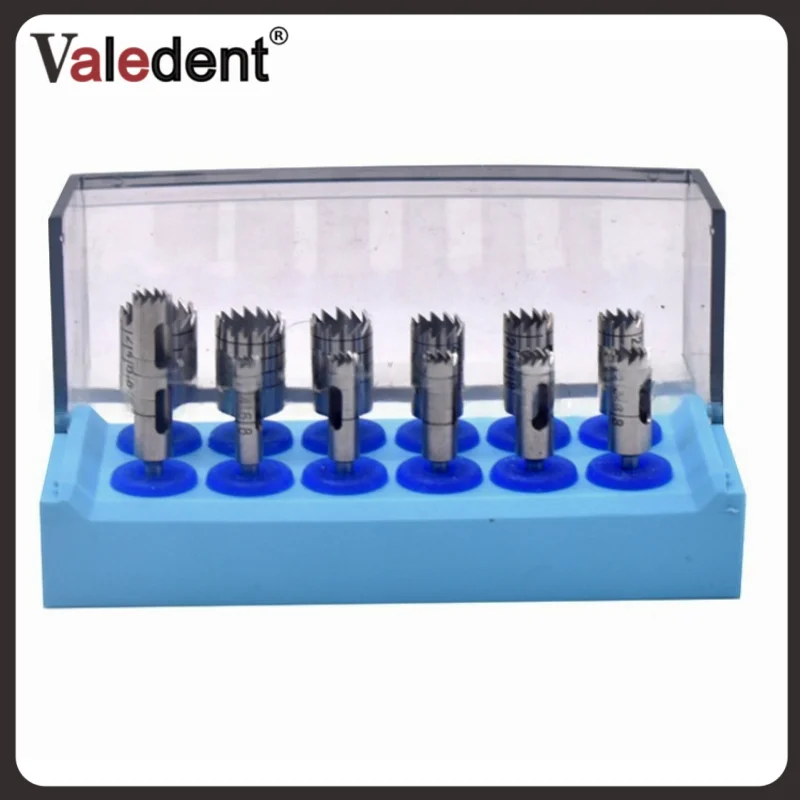1Set Dental Implant Bone Trephine With Bur Disinfection Holder For Handpiece Surgical Instrument Implant Drill