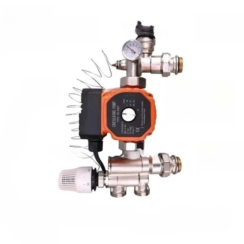 Cold Mixing Valve For Radiant Floor Heating System Thermostatic Control Water Circulating Pumps Manifold Hot