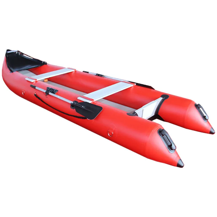 

Optional Color Rubber Kayak Pedal Drive 3 People Inflatable Canoe