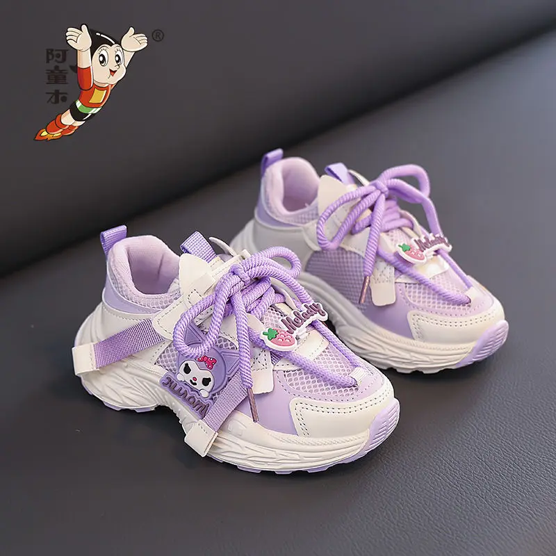 

Kawaii Sanrio Student Cartoon Comfortable Sports Shoes Running Shoes Kuromi Children Children Birthday Gifts for Girls