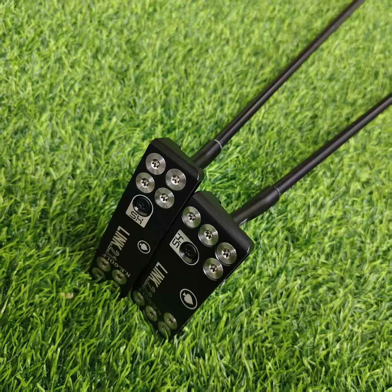 Varilla de equilibrio automática negra, sin torque, equipada con cuerpo de varilla de acero inoxidable negro y cubierta de cabezal de varilla