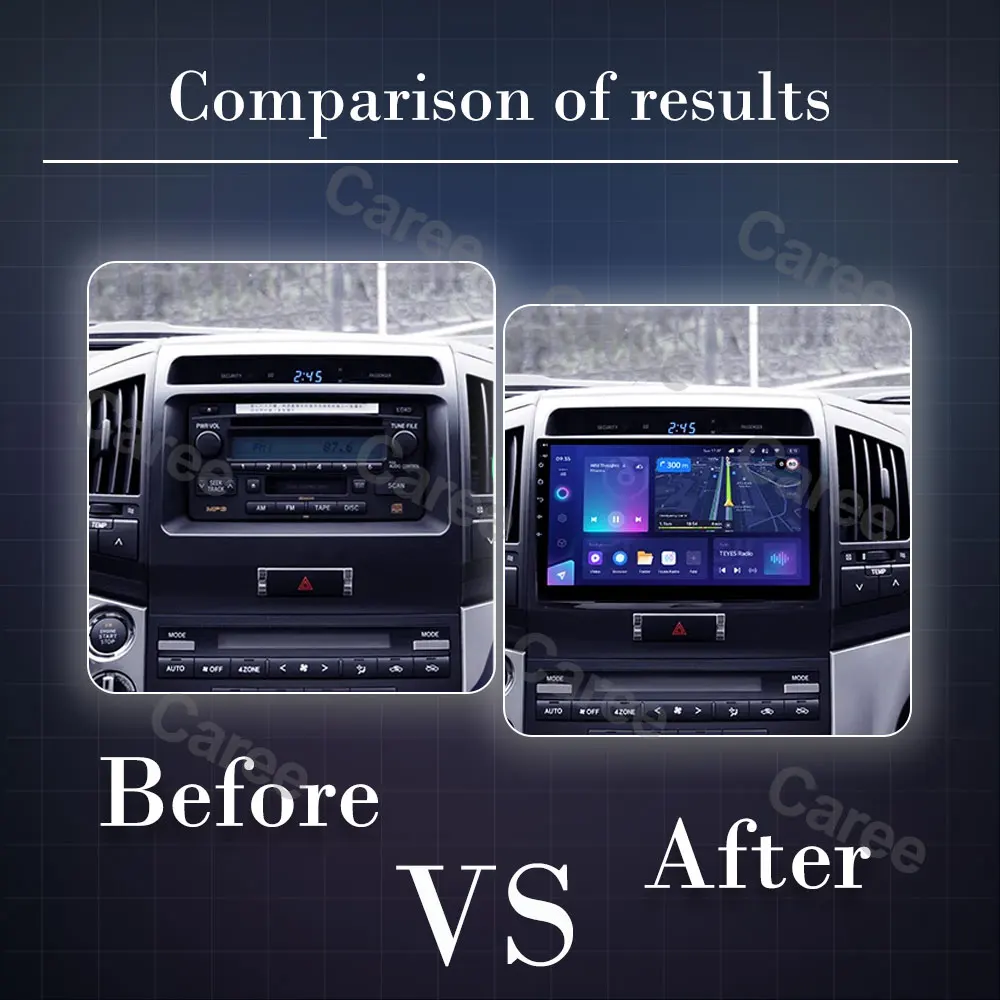 Android 16 Carplay Auto For Toyota Land Cruiser 11 200 2007 2008 2009 2010 2011- 2015 Car Radio Multimedia Player Stereo GPS DSP