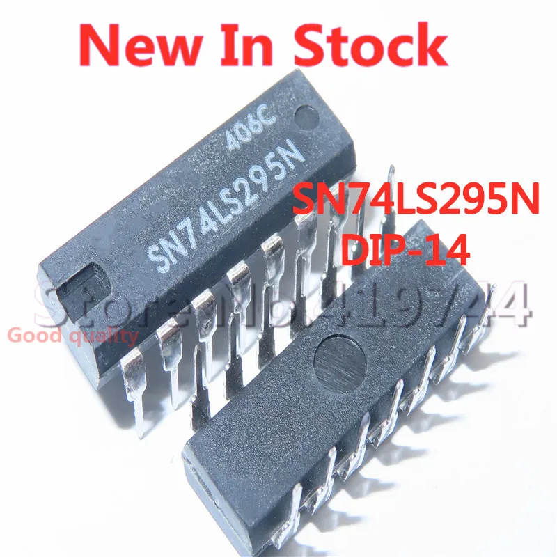 5PCS/LOT SN74LS295N 74LS295 DIP-14 4-bit shift register In Stock NEW original IC