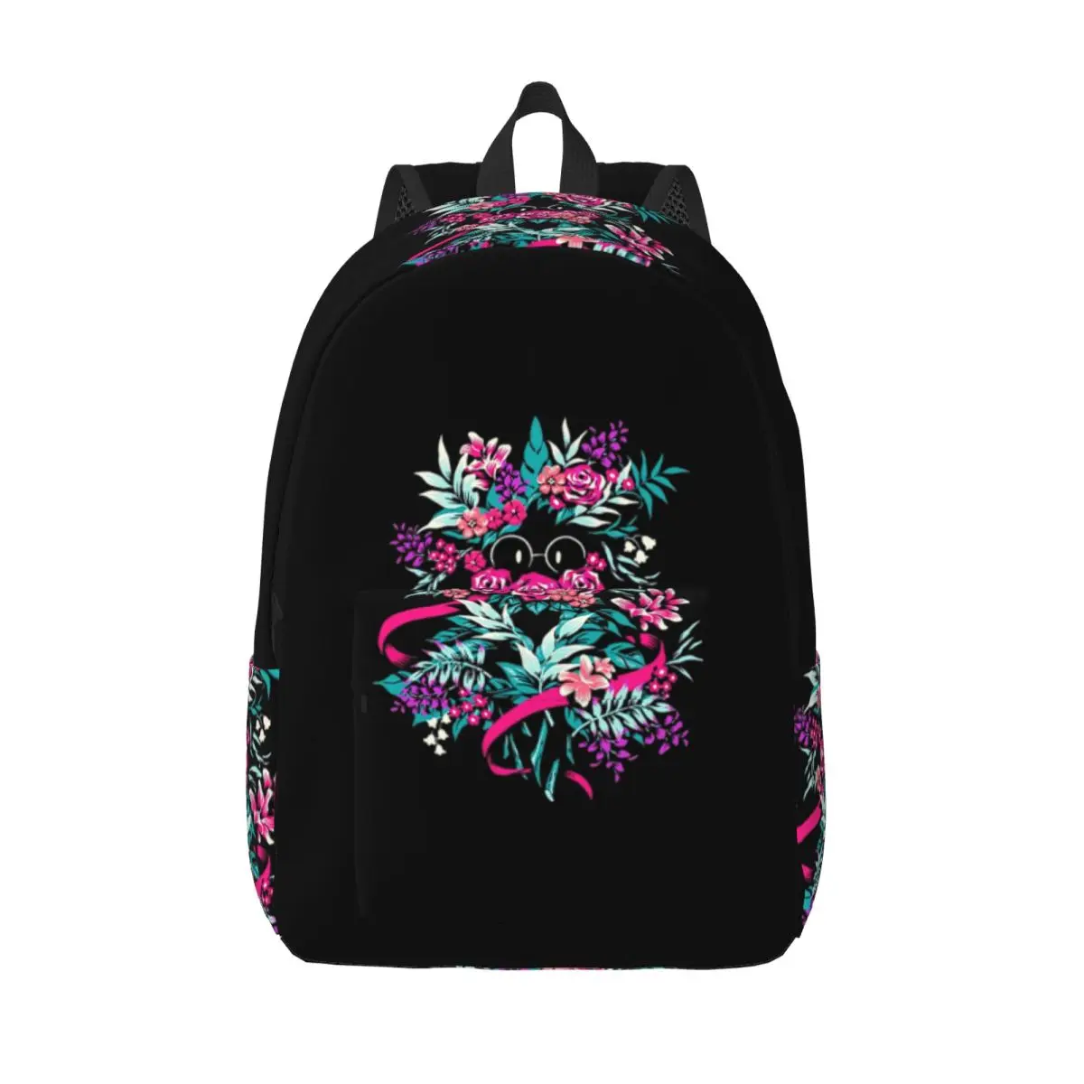 

Deltarune Spamton Merch Ralsei Floral Student Backpack School Bag Hiking Travel Daypack for Men Women Bookbag Shoulder Bags