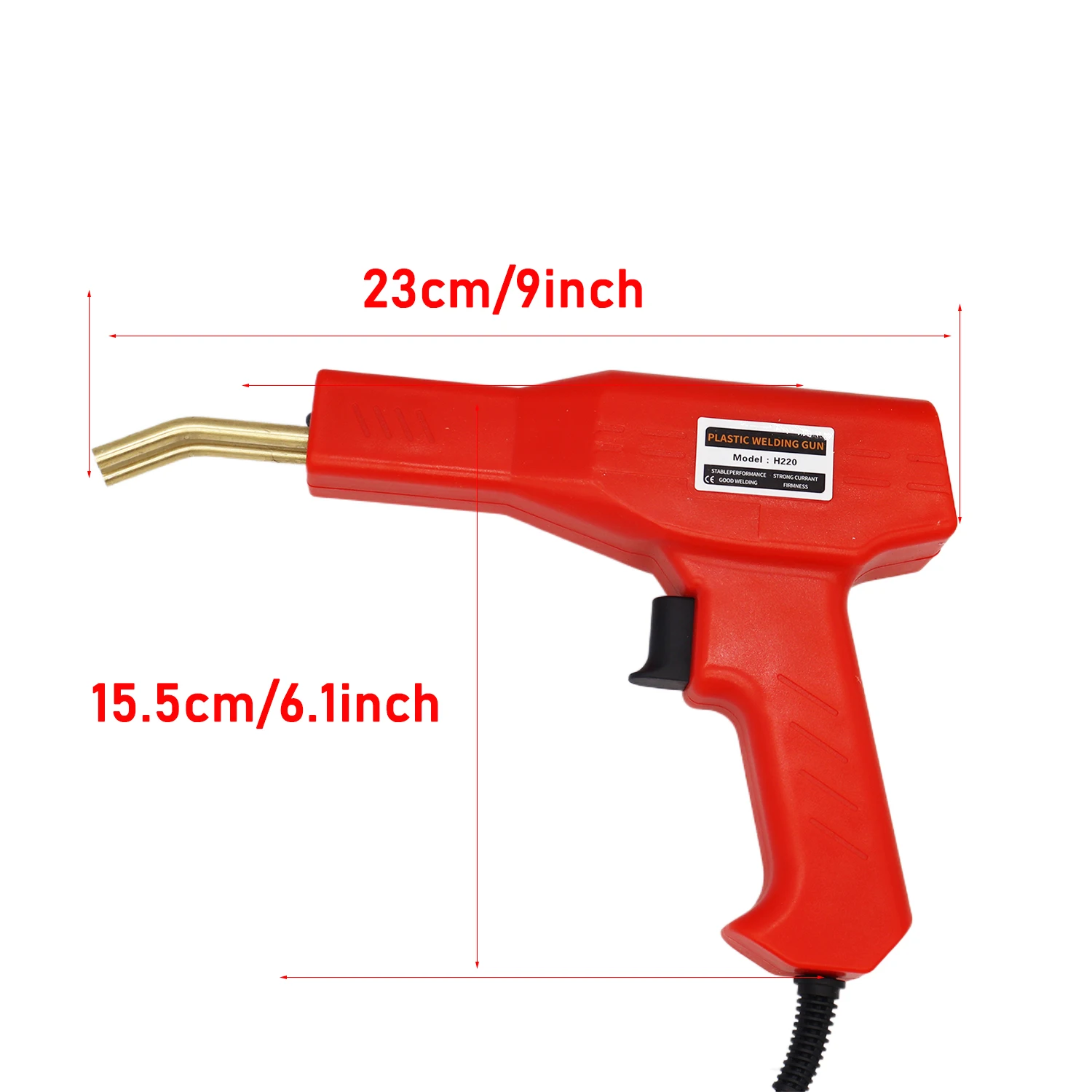 150W Upgraded Plastic Welder 2 in 1 Plastic Welding Kit Plastic Repair Welder Hot Stapler Soldering Gun Rods Car Bumper Repair