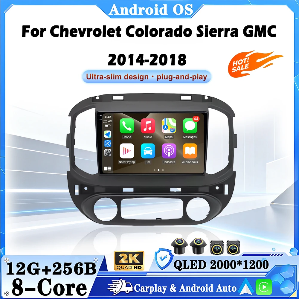 

9 "Touch Screen For Chevrolet Colorado Sierra GMC 2014-2018 GPS Navigation Car Video Multimedia Player WiFi BT Head Unit