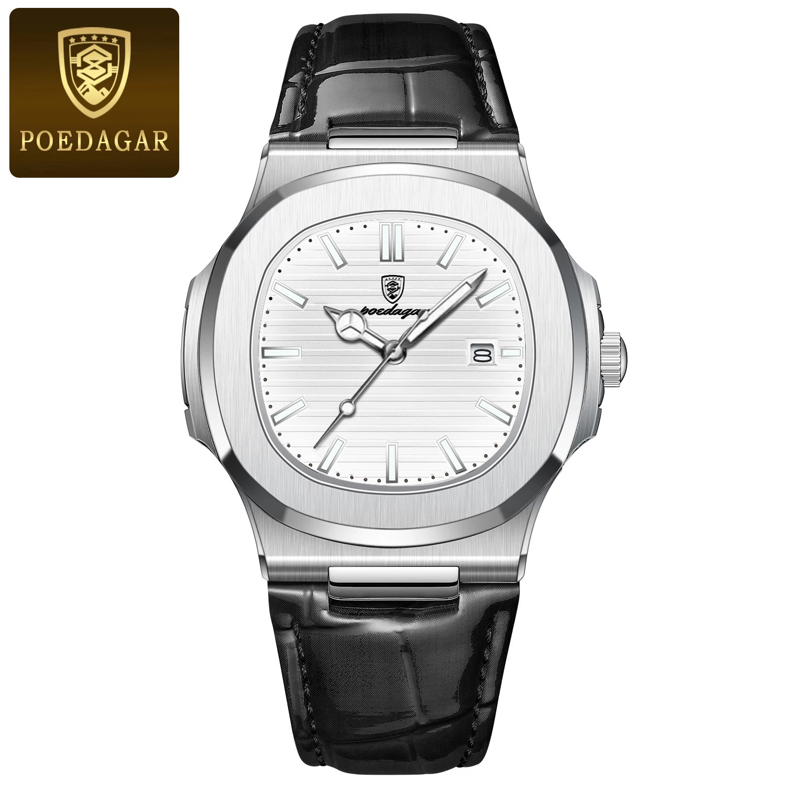 Men's Luxury Luminous Leather Quartz Watch