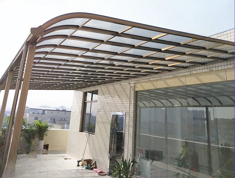 Plate awning aluminum alloy sunshade awning villa window terrace balcony awning