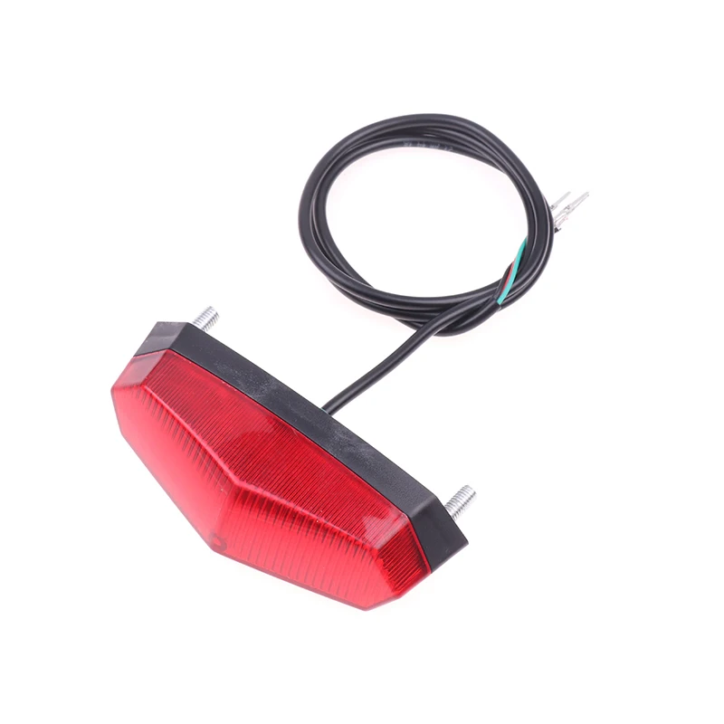 12V-80V Electric Bike Taillights LED Safety Warning Rear Lamp E-scooter E-bike Brake Flasher Light Accessories