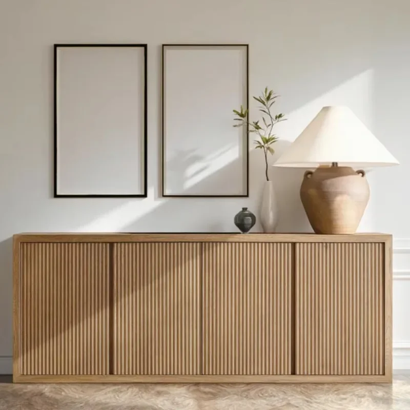 

Household furniture dining room, furniture modern solid wood 4 door sideboard