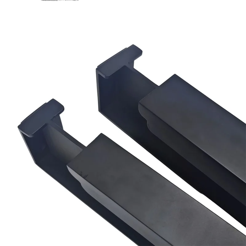 German Style Aluminum Alloy Concealed Pocket Door Handle Invisible Flat Embedded Sliding Door Handle for Home Apartment Hotel