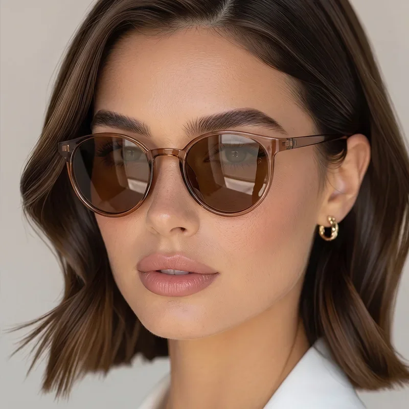 New Small Fram Retro Sunglasses Men Fashion Round Sun Glasses Women Travel Eyewear Summer Shading UV400 Oculos