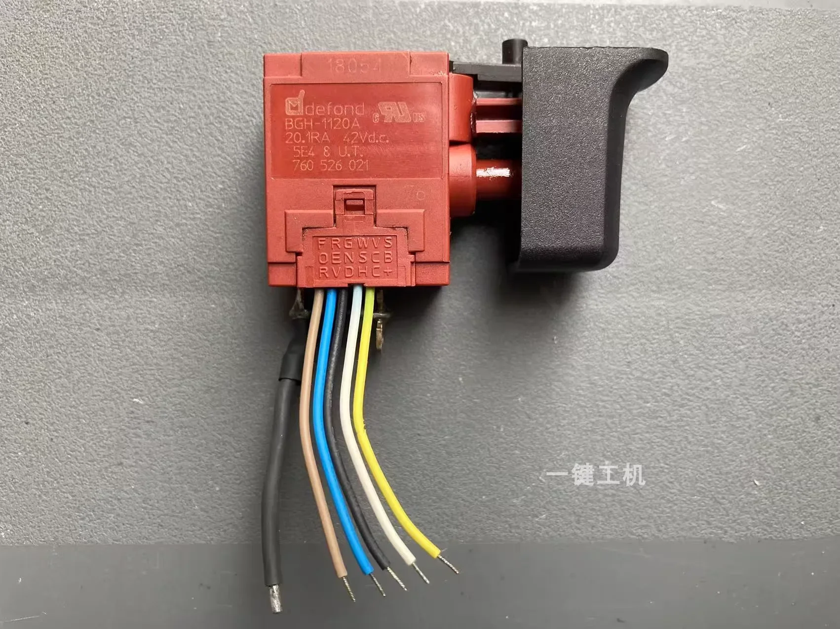 

F‌Or DEVON 20V Brushless Cordless Hammer Drill Switch Replacement For 5401/2022/5403 Models‌