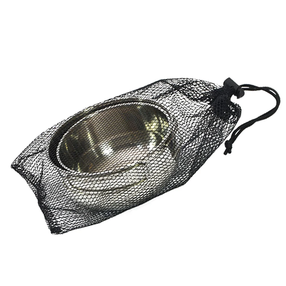 

1 set 1 Set Stainless Steel Travel Bowl Set Foldable Camping Bowls Portable Outdoor Tableware For Hiking Picnic With Storage Bag