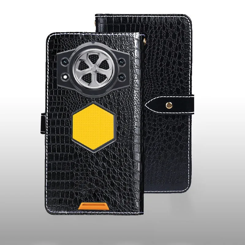 

Для Cubot KingKong Power 5, чехол-книжка с крокодиловым узором, кожаный чехол с слотами для карт, чехол для Cubot KingKong, аксессуары для телефонов Power