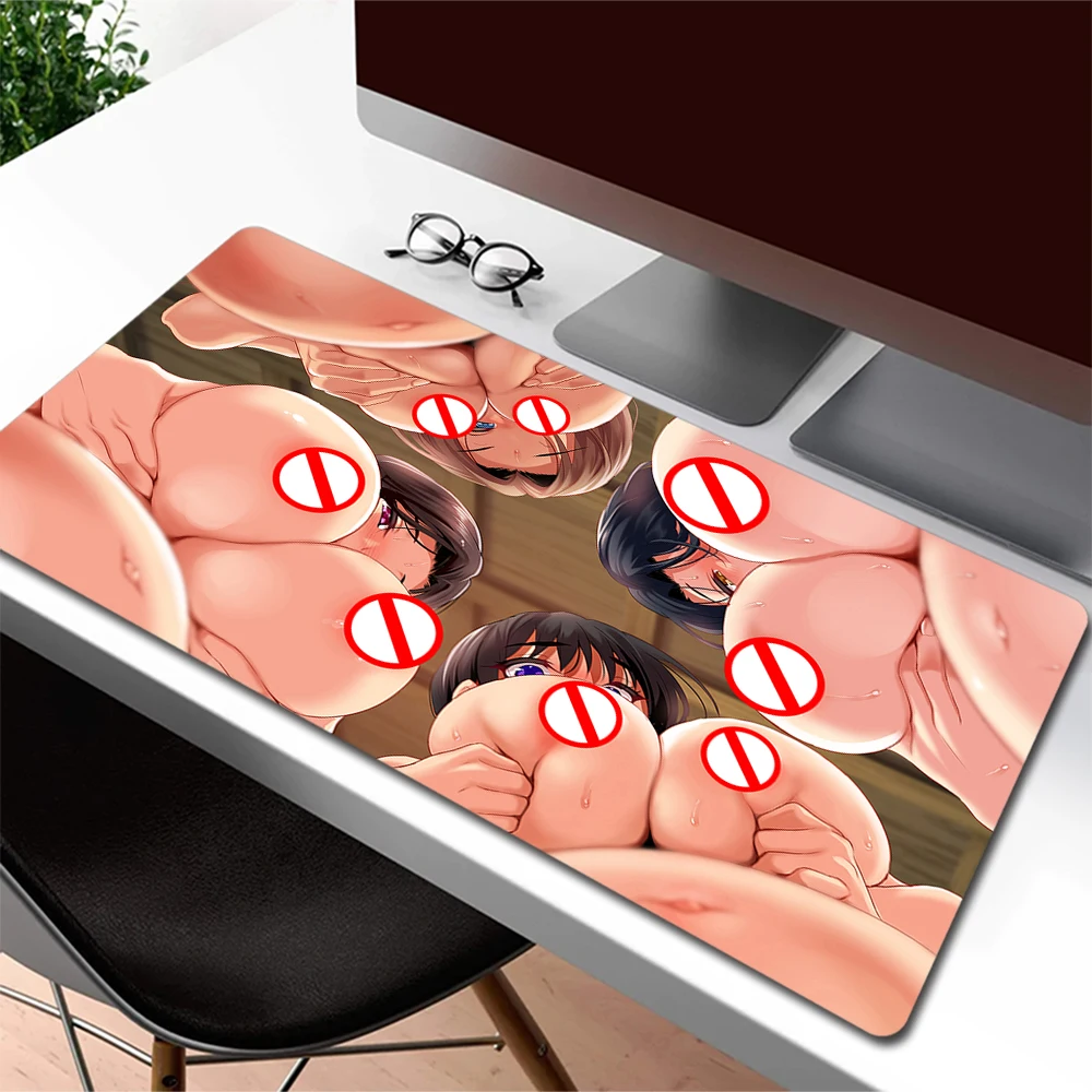 

Nude Big Boobs Mouse Pad Gamer Sexy Nsfw Anime Girl Mousepad Hentai Non-Slip Large Mouse Mat Laptop Desk Mat Otaku Keyboard Pad