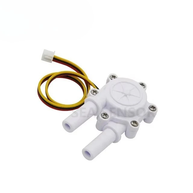 ZJ-S304 U-shaped parallel OD9.6mm output NPN pulse signal POM Hall effect water flow sensor for water dispenser