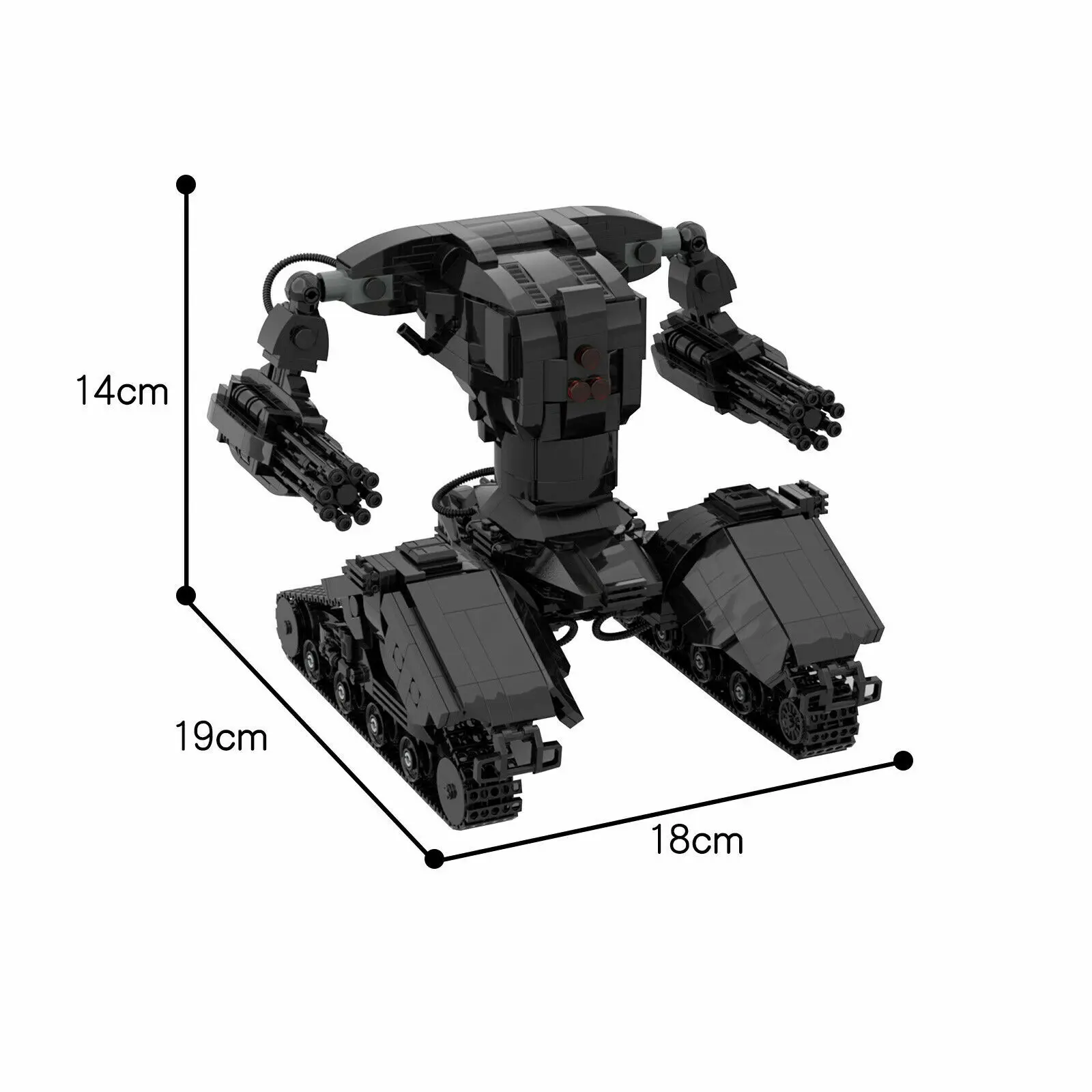 

MOC-58403 Future Tank X1 Mech Tank Hunter Killer X1 from Game & Building Toys