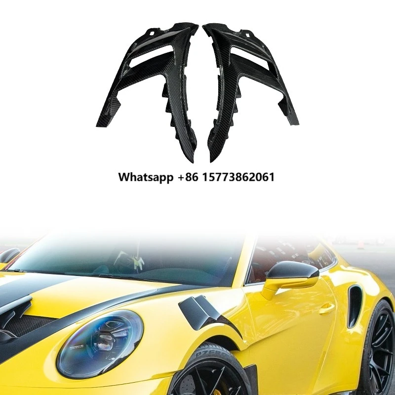 

New for 992 GT3 RS OEM Style Front Fender Air Intake Dry Carbon Fiber Body Kit